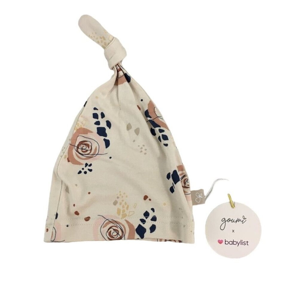 NEW Goumi + Babylist Knotted Hat 0-3m